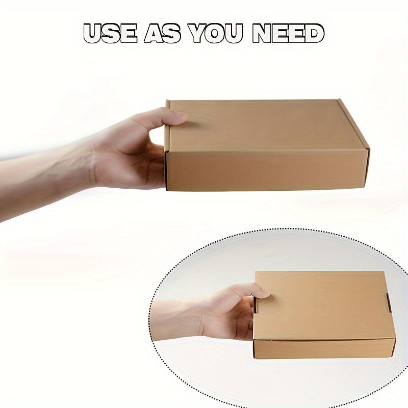 30 boîtes en carton ondulé marron mesurant 23X16X5Cm (9X6.3X2 pouces) - Parfaites pour l'expédition, l'emballage et les usages commerciaux