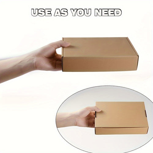 30 boîtes en carton ondulé marron mesurant 23X16X5Cm (9X6.3X2 pouces) - Parfaites pour l'expédition, l'emballage et les usages commerciaux