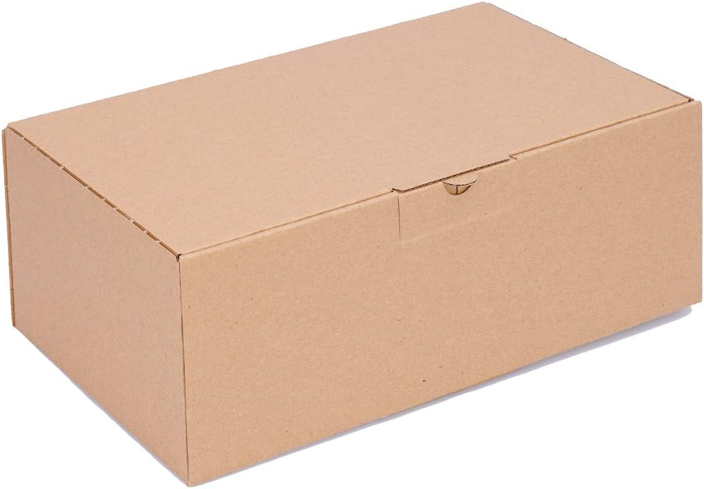 Boîtes Pliantes 250 X 150 X 100 Mm Marron (Dimensions Extérieures 258 X 158 X 105 Mm) WP 30 Carton D’Expédition Carton DHL Hermes DPD GLS Emballage (50 Pièces)