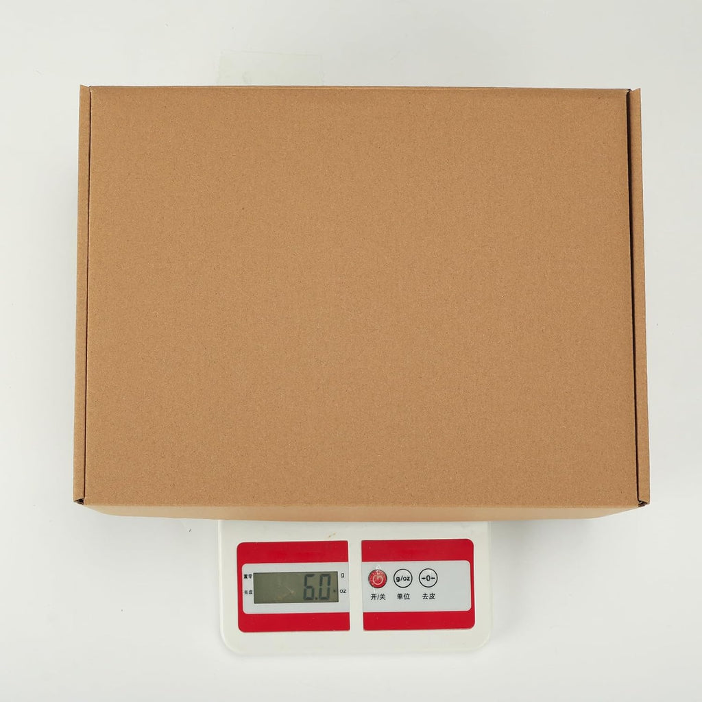 Lot De 6 Moyenne Boîte Carton D'Expédition 30,5X22,9X10,2Cm, Boîtes Postales Pour L'Emballage Des Petites Entreprises, Carton De Livraison Pliable Pour Expédition Postale, Marron