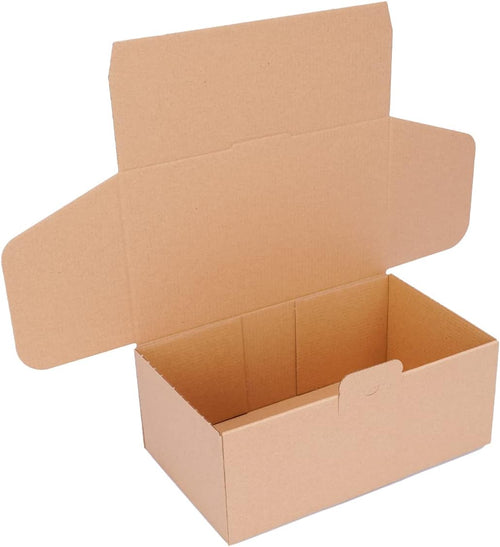 Boîtes Pliantes 250 X 150 X 100 Mm Marron (Dimensions Extérieures 258 X 158 X 105 Mm) WP 30 Carton D’Expédition Carton DHL Hermes DPD GLS Emballage (50 Pièces)
